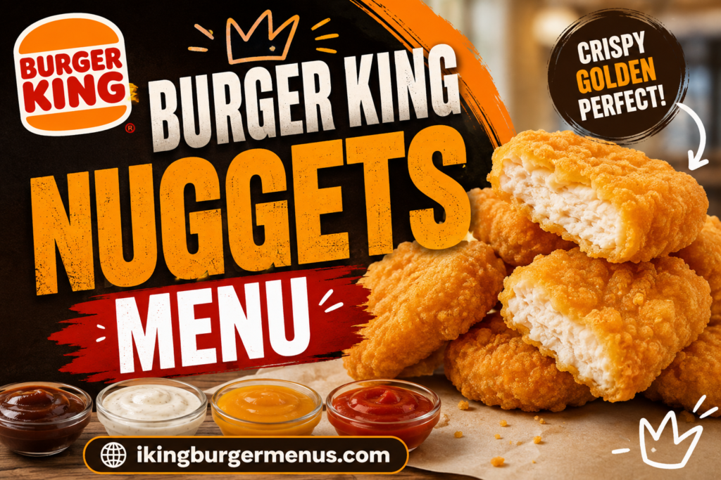 Burger King Nuggets Menu with Prices 2026