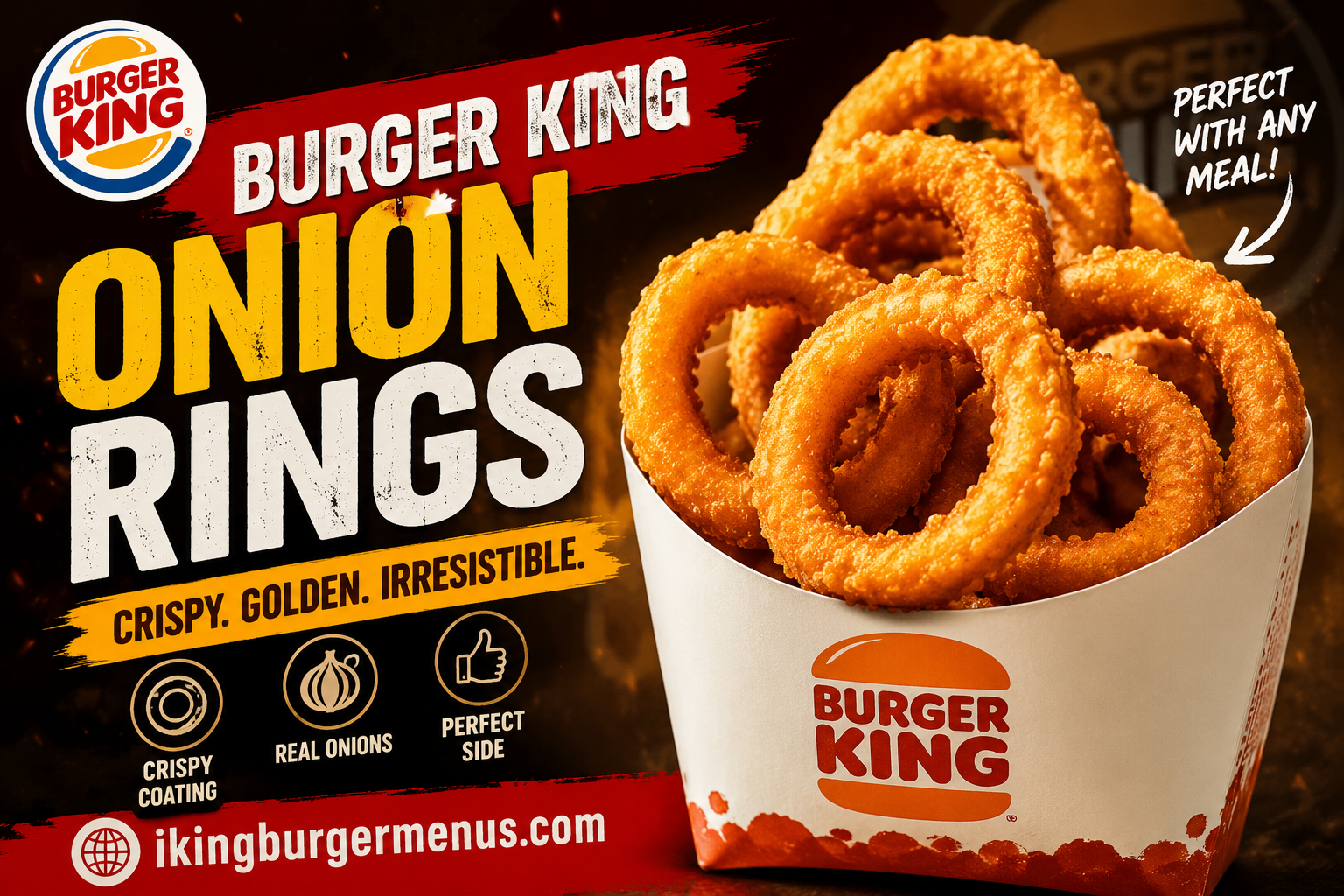 Burger King Onion Rings Menu with Prices 2026