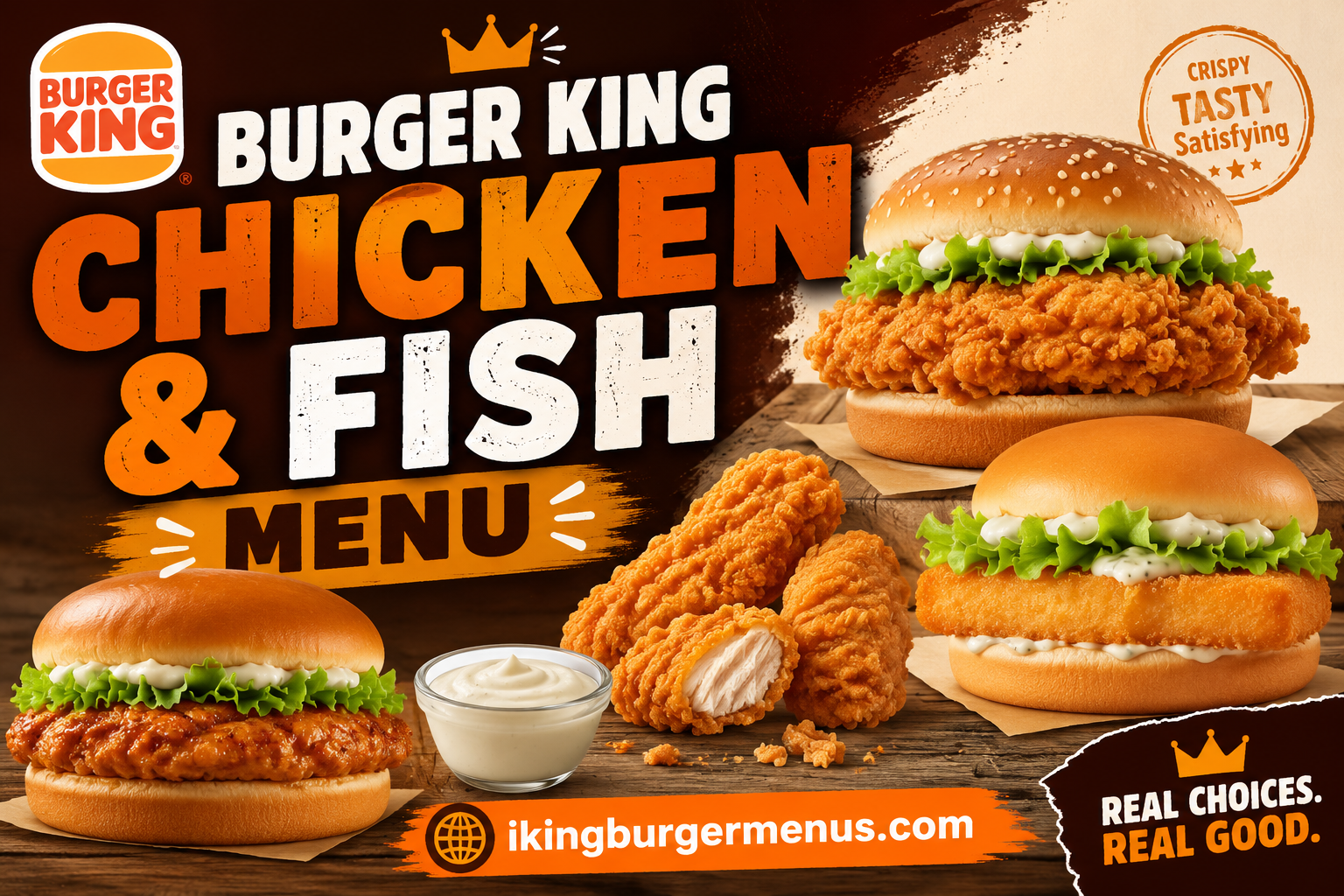 Burger King Chicken & Fish Menu with Prices 2026