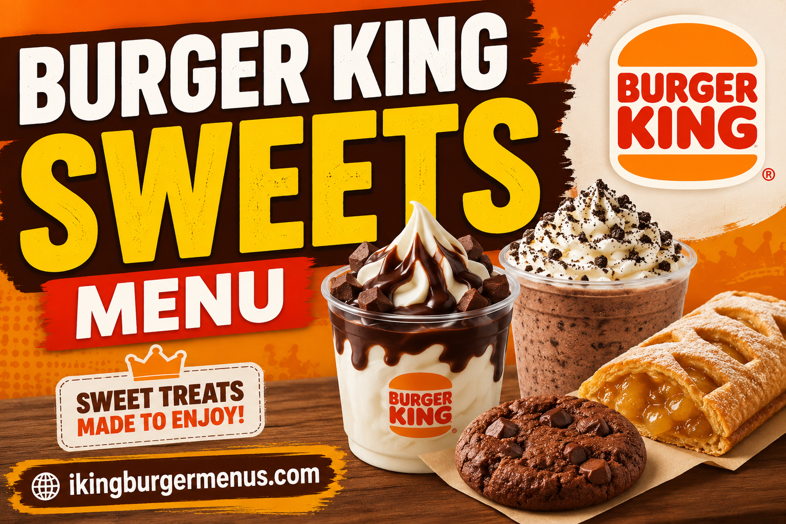 Burger King Sweets Menu with Prices 2026