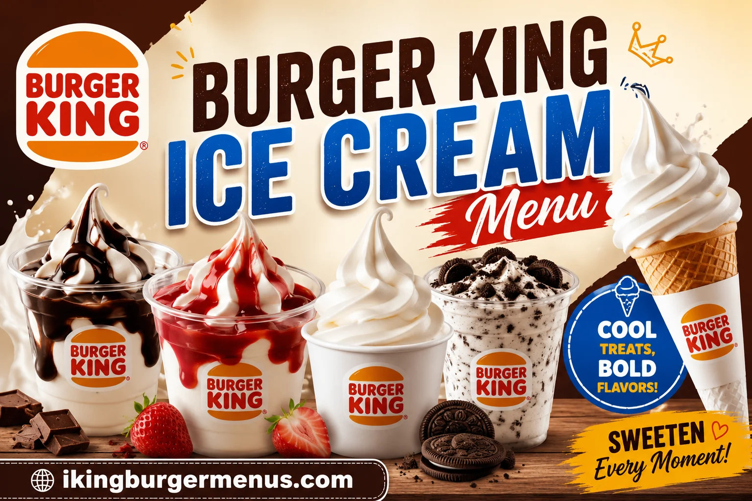 Burger King Ice Cream Menu with Prices 2026