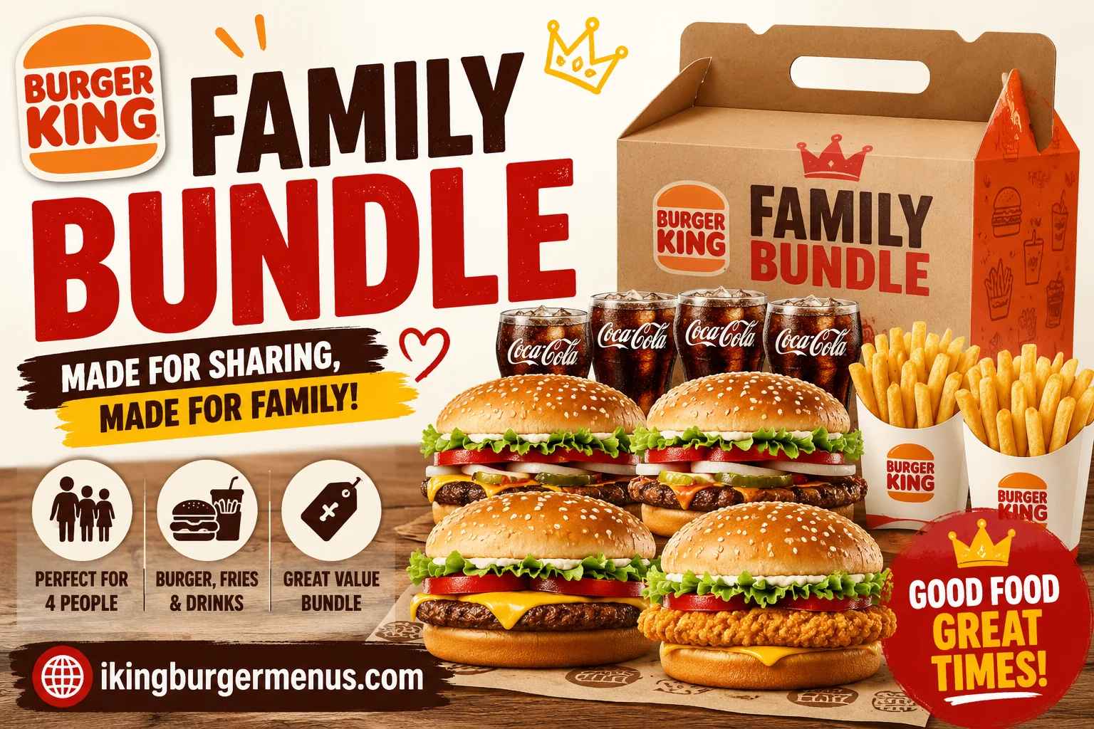 Burger King Family Bundle Menu with Prices 2026